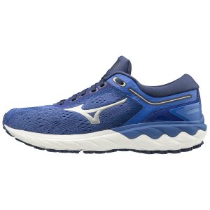 Mizuno Wave Skyrise Womens Running Shoes Canada - Blue